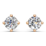 Load image into Gallery viewer, Haara Round Solitaire Diamond stud Earring