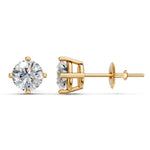Load image into Gallery viewer, Glora Round Solitaire Diamond stud Earring