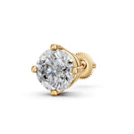 Load image into Gallery viewer, Glora Round Solitaire Diamond Diamond Earring