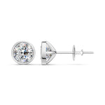 Load image into Gallery viewer, Marza Round Solitaire Diamond stud Earring