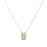 Load image into Gallery viewer, Glimmer Emerald Solitaire Ladies Pendant