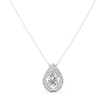 Load image into Gallery viewer, Astra Pear Solitaire Ladies Pendant
