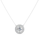 Load image into Gallery viewer, Cosmos Round Solitaire Ladies Pendant