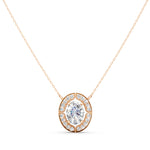 Load image into Gallery viewer, Zenith Oval Solitaire Ladies Pendant