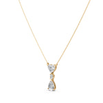Load image into Gallery viewer, Crown Heart Solitaire Ladies Pendant