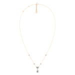 Load image into Gallery viewer, SkiraTwo Stone Diamond Necklace