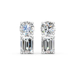 Load image into Gallery viewer, Silk Emerald Ladies Earring