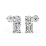 Load image into Gallery viewer, Silk Emerald Ladies Earring
