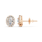 Load image into Gallery viewer, Cyra Oval Ladies Earring