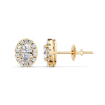 Load image into Gallery viewer, Cyra Oval Ladies Earring