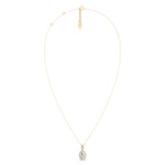 Load image into Gallery viewer, Nazra Oval Solitaire Diamond Pendent