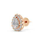 Load image into Gallery viewer, Neira Pear Solitaire Diamond Earrings