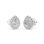 Load image into Gallery viewer, Neira Pear Solitaire Diamond Earrings