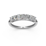 Load image into Gallery viewer, Adrija Emerald Diamond 7 stone Ladies Ring