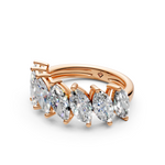 Load image into Gallery viewer, Flora Marquise Diamond 7 stone Ladies Ring