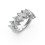 Load image into Gallery viewer, Flora Marquise Diamond 7 stone Ladies Ring