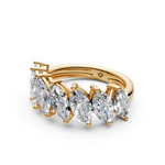 Load image into Gallery viewer, Flora Marquise Diamond 7 stone Ladies Ring