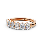 Load image into Gallery viewer, Diya Oval Diamond 7 stone Ladies Ring