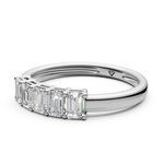 Load image into Gallery viewer, Chloe Emerald Diamond 5 Stone Ladies Ring