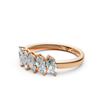 Load image into Gallery viewer, Abigail Marquise Diamond 5 Stone Ladies Ring
