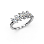 Load image into Gallery viewer, Leah Marquise Diamond 5 Stone Ladies Ring