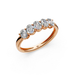 Load image into Gallery viewer, Autumn Oval Diamond 5 Stone Ladies Ring