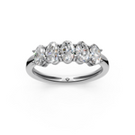 Load image into Gallery viewer, Katie Oval Diamond 5 Stone Ladies Ring