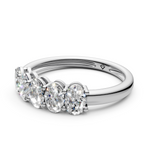 Load image into Gallery viewer, Katie Oval Diamond 5 Stone Ladies Ring