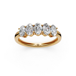 Load image into Gallery viewer, Katie Oval Diamond 5 Stone Ladies Ring