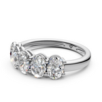 Load image into Gallery viewer, Stella Oval Diamond 5 Stone Ladies Ring