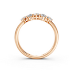 Load image into Gallery viewer, Elena Pear Diamond 5 Stone Ladies Ring