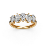 Load image into Gallery viewer, Molly Pear Diamond 5 Stone Ladies Ring