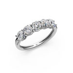 Load image into Gallery viewer, Hannah Round Diamond 5 Stone Ladies Ring