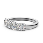 Load image into Gallery viewer, Hannah Round Diamond 5 Stone Ladies Ring