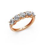 Load image into Gallery viewer, Maria Round Diamond 5 Stone Ladies Ring