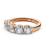 Load image into Gallery viewer, Maria Round Diamond 5 Stone Ladies Ring