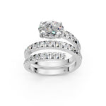Load image into Gallery viewer, Irene Oval Fancy Diamond Solitaire Sprial Ladies Ring