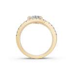 Load image into Gallery viewer, Irene Oval Fancy Diamond Solitaire Sprial Ladies Ring