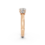 Load image into Gallery viewer, Eve Oval Diamond 5 Stone Ladies Ring