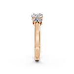 Load image into Gallery viewer, Jade Oval Diamond 5 Stone Ladies Ring