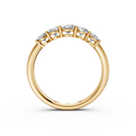 Load image into Gallery viewer, Jade Oval Diamond 5 Stone Ladies Ring
