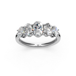 Load image into Gallery viewer, Riva Oval Diamond 5 Stone Ladies Ring