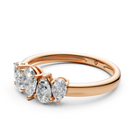 Load image into Gallery viewer, Tivra Pear Diamond 5 Stone Ladies Ring