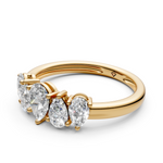 Load image into Gallery viewer, Savi Pear Diamond 5 Stone Ladies Ring