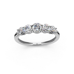 Load image into Gallery viewer, Soraya Round Diamond 5 Stone Ladies Ring