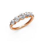 Load image into Gallery viewer, Yaavi Round Diamond 5 Stone Ladies Ring