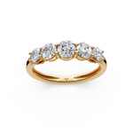 Load image into Gallery viewer, Yaavi Round Diamond 5 Stone Ladies Ring
