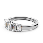 Load image into Gallery viewer, Milana Emerald Diamond 5 Stone Ladies Ring