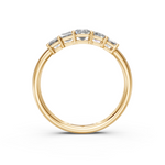 Load image into Gallery viewer, Milana Emerald Diamond 5 Stone Ladies Ring