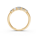 Load image into Gallery viewer, Lilac Emerald Diamond 5 Stone Ladies Ring